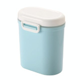 Baby Portable Milk Powder Box Food Container Storage Feeding Box Children Food PP Box, Size:Large12.5  9.5  15cm(Blue)