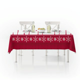 Household Rectangular Tablecloth Christmas Dining Coffee Table Cloth Decoration, Size:150x210cm(Christmas Elk)