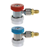 2 PCS Automotive Air Conditioning Fluoride Tools Adjustable Quick Connector