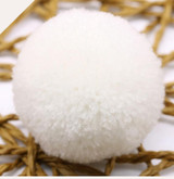 10 PCS Candy Color Toy Ball Decoration Fur Ball(White)