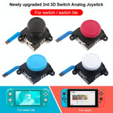 Game Console 3D Left Right Interoperability Rocker Remote Sensing Joystick for Nintendo Switch / Switch Lite(White)