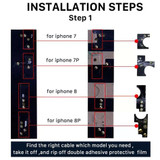 Home Button (3rd ) with Flex Cable (Not Supporting Fingerprint Identification) for iPhone 8 Plus / 7 Plus / 8 / 7(Pink)