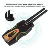 T-8000 RF Signal Detector GSM Audio Finder GPS Scan Detector (Silver)