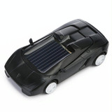 3PCS Solar Toys Car  Powered Mini Car Racer Toy For Kids(Black)