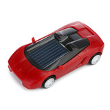 3PCS Solar Toys Car  Powered Mini Car Racer Toy For Kids(Red)