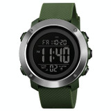 SKMEI 1416 Multifunctional Outdoor Fashion Noctilucent Waterproof Steel Ring Digital Watch (Army Green)