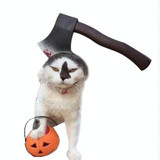 Creative Cat Dog Halloween Funny Tidy Props Headband Hooded Hat, Size: M(Scissors)