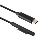 USB-C / Type-C to 6 Pin Magnetic Male Laptop Power Charging Cable for Microsoft Surface Pro 7 / 6 / 5 , Cable Length: about 1.5m