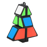 Creative Magic Cube Christmas Gift Pendant Children Educational Toys(Black)