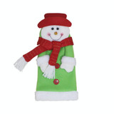 Snowman Pattern Wine Bottle Bag Christmas Decoration