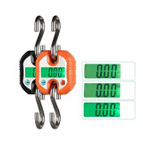 150kg Mini Portable Heavy Duty Electronic Digital Stainless Steel Hook Scale, Random Color Delivery