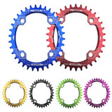 MOTSUV Narrow Wide Chainring MTB  Bicycle 104BCD Tooth Plate Parts(Green)