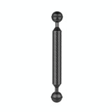 PULUZ  7 inch 18cm Length 20.8mm Diameter Dual Balls Carbon Fiber Floating Arm, Ball Diameter: 25mm(Black)