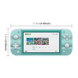 Game Host PC Crystal Protective Case for Switch Lite(Transparent)