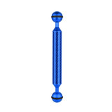 PULUZ  7 inch 18cm Length 20.8mm Diameter Dual Balls Carbon Fiber Floating Arm, Ball Diameter: 25mm(Blue)