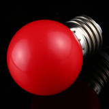 10 PCS 2W E27 2835 SMD Home Decoration LED Light Bulbs, DC 24V (Red Light)