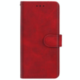 Leather Phone Case For Tecno Spark 7(Red)