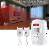 Wireless Remote Controller Wireless Home Security PIR Alert Infrared Sensor Alarm System Anti-theft Motion Detector Alarm 105DB Siren