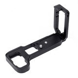 PULUZ 1/4 inch Vertical Shoot Quick Release L Plate Bracket Base Holder for Sony A9 (ILCE-9) / A7 III/ A7R III(Black)