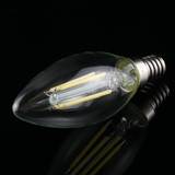 C35 E14 4W 4 LEDs 300 LM 6500K Dimmable Retro LED Filament Light Bulb Energy Saving Light, AC 220V(White Light)