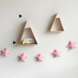 Star Shape Children Room Ornaments Crib Tent Pendants(Pink Stars)