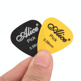 Alice 50 PCS ABS Electric Guitar Picks, Random Color Delivery, Surface:Frosted, Size:0.96mm