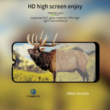 PINWUYO 9H 2.5D Full Screen Tempered Glass Film For LG W30(Black)