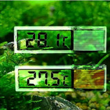 Multi-Functional LCD 3D Digital Electronic Temperature Measurement Fish Tank Aquarium Thermometer(Gold)