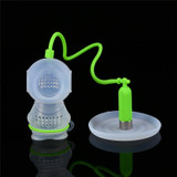 Creative Diver Shape Tea Strainer Filter Silicone Teabags(Green)