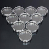 10 PCS Polystyrene Sterile Petri Dishes Bacteria Dish Laboratory Biological Scientific Lab Supplies, Size:100mm