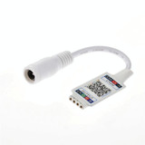 Mini RGB Bluetooth Controller Light Strip Controller For RGB LED Strip DC5V 12V 24V(Black)