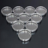10 PCS Polystyrene Sterile Petri Dishes Bacteria Dish Laboratory Biological Scientific Lab Supplies, Size:90mm