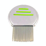 Pet Comb Dog Flea Cleaning Comb Stainless Steel Threaded Needle Comb Removal Beauty Products(Green)