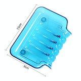 2 PCS Colourful Suction Cup Drainage Soap Box(Blue)
