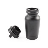 Aluminum Alloy Waterproof First Aid Pill Bottle(Black)