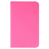 Litchi Texture Horizontal Flip 360 Degrees Rotation Leather Case for Galaxy Tab A 8 (2019) / P200 / P205, with Holder (Rose Red)