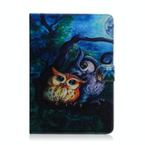 Oil Owl Pattern Horizontal Flip Leather Case for Galaxy Tab A 8 (2019) / P200 / P205, with Holder & Card Slot & Wallet