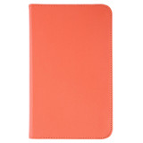 Litchi Texture Horizontal Flip 360 Degrees Rotation Leather Case for Galaxy Tab A 8 (2019) / P200 / P205, with Holder (Orange)