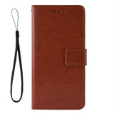 Retro Crazy Horse Texture Horizontal Flip Leather Case for Lenovo K5S, with Holder & Card Slots & Photo Frame(Brown)