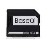 BASEQI Hidden Aluminum Alloy SD Card Case for Macbook Pro (Mid-2012) (not Retina) Laptops