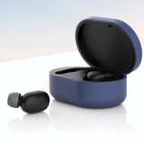 Silicone Charging Box Protective Case for Xiaomi Redmi AirDots / AirDots S / AirDots 2(Dark Blue)