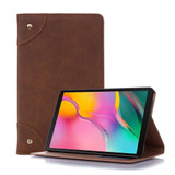 Retro Book Style Horizontal Flip Leather Case for Galaxy Tab A 8 (2019) P200 / P205,  with Holder & Card Slots & Wallet (Brown)