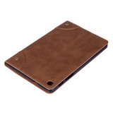 Retro Book Style Horizontal Flip Leather Case for Galaxy Tab A 8 (2019) P200 / P205,  with Holder & Card Slots & Wallet (Brown)