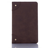 Retro Book Style Horizontal Flip Leather Case for Galaxy Tab A 8 (2019) P200 / P205,  with Holder & Card Slots & Wallet (Coffee)