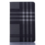 Plaid Texture Horizontal Flip Leather Case for Galaxy Tab A 8 (2019) P200 / P205,  with Holder & Card Slots & Wallet (Grey)