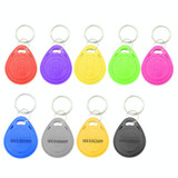 10 PCS 125KHz TK/EM4100 Proximity ID Card Chip Keychain Key Ring(Green)