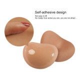 5 PCS Women Silicone Bra Pad Nipple Cover Stickers Patch Inserts Sponge Bra(Skin)