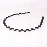 2pcs Unisex Simple Wavy Hair Head Hoop Band Sport Headband Hair accessories(Black)