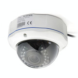 TV-537H5/IP AF POE H.264++ 5MP IP Dome Camera Auto Focus 4x Zoom 2.8-12MM Lens Surveillance Cameras(White)