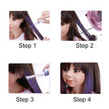 One-time Hair Temporary Color Hair Dye Non-toxic DIY Hair Color Mascara Dye Cream Hair(Gray)